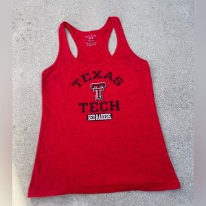 Texas Tech women’s top 
Collage tank top red  
Size:M collage tank top